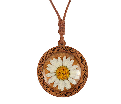 collana in resina margherita