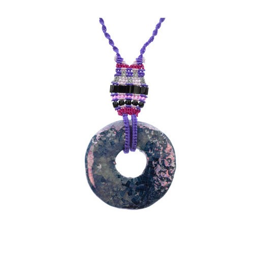 collana fatta a mano geometrie