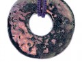 collana fatta a mano geometrie pendente