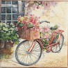 scatola decorata bicicletta coperchio