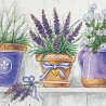 scatola decorata fiori provenzali dettaglio