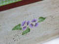 scatola decorata fleurs dettaglio