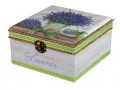 scatola decorata lavanda