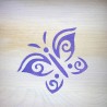 scatola decorata lavanda stencil