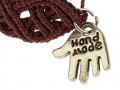 bracciale a macrame celtico charm