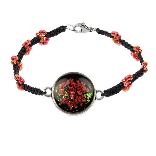 bracciale a macrame luce