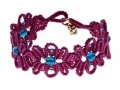 bracciale a macrame oleandro