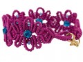 bracciale a macrame oleandro dettaglio