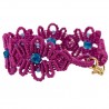 bracciale a macrame oleandro dettaglio
