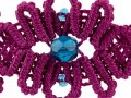 bracciale a macrame oleandro particolare