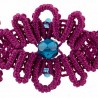 bracciale a macrame oleandro particolare