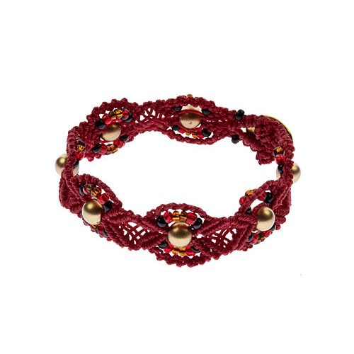 bracciale a macrame passione
