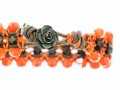 bracciale a macrame raggio di sole bottone