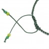 bracciale a macrame rugiada chiusura