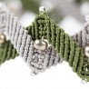 bracciale a macrame zig zag particolare