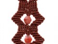 collana fatta a mano diamante particolare