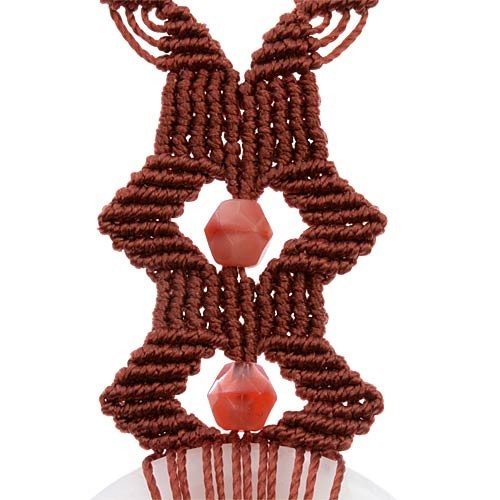 collana fatta a mano diamante particolare