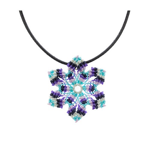 collana fatta a mano fiore 1