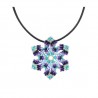collana fatta a mano fiore 1