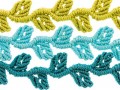 bracciale a macrame edera particolare