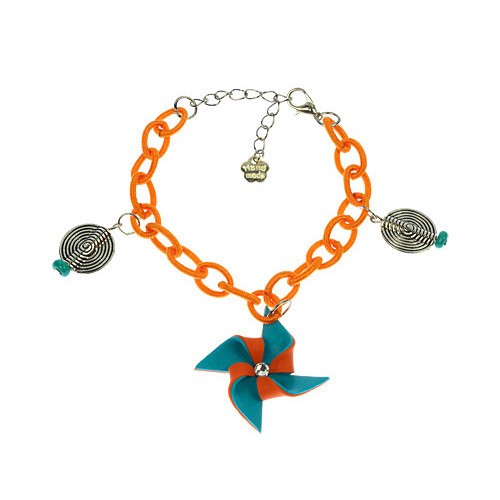 bracciale in pasta polimerica girandola