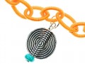 bracciale in pasta polimerica girandola charm