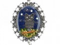 collana in resina gufetto cammeo
