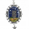 collana in resina gufetto cammeo