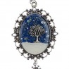 collana in resina inverno ciondolo