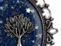 collana in resina inverno particolare