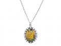 collana in resina klimt