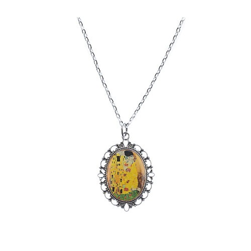 collana in resina klimt
