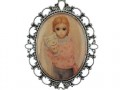 collana in resina pagliaccio cammeo