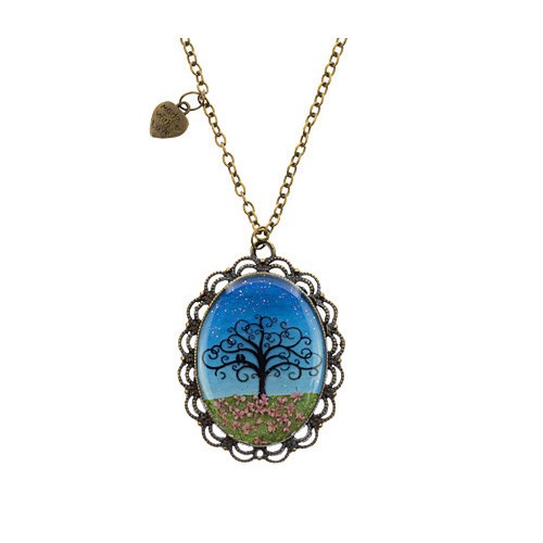 collana in resina primavera