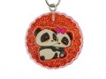 portachiavi donna panda ciondolo