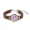 bracciale in resina ortensia