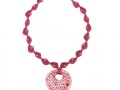 collana fatta a mano romantica intera