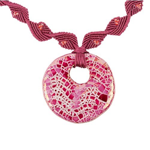collana fatta a mano romantica pendente