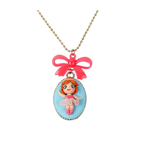collana in pasta polimerica ballerina