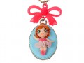 collana in pasta polimerica ballerina pendente