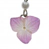 orecchini in resina hydrangea particolare