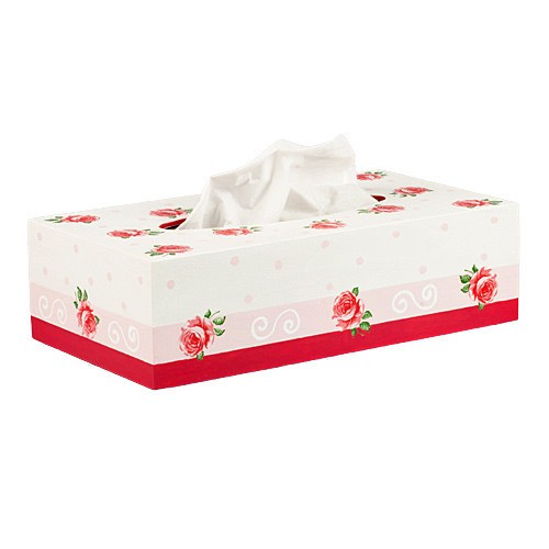 scatola decorata porta salviette con veline