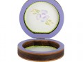 scatola decorata viola del pensiero interno
