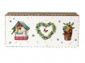 scatola decorata country life coperchio