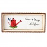 scatola decorata country life interno