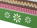 scatola decorata country life stencil
