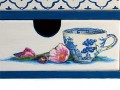 scatola decorata te delle cinque cassetto