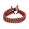 bracciale a macrame chain