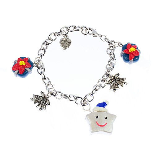bracciale in pasta polimerica stella