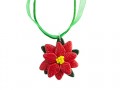 collana in pasta polimerica stella di natale